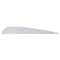 Aae Trad 40 Plasti-Fletch Elite 3.8 Vanes (50 Pack) White