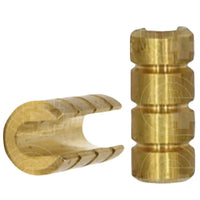 ACU Archery Stax Brass Bowstring Weight 4 Stack D Loop Brass Noc & Kisser Button