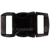 Atwood Paracord Buckle 3/8 Assorted Colour Range (10 Pack) Black