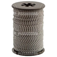 Bcy #62 Braided Serving (Full Spool) White & Black Strings And