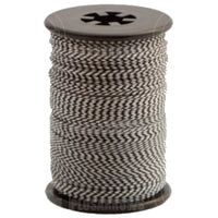 Bcy #62 Braided Serving (Full Spool) White & Black Strings And