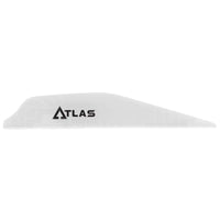 Bohning Atlas Vane 2.8’’ White / 100 Pack Vanes