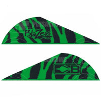Bohning Blazer 2 Tiger Vanes (24 Pack) Neon Green