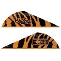 Bohning Blazer 2 Tiger Vanes (24 Pack) Neon Orange