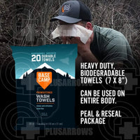 Dead Down Wind Wash Towels (20 Count) Scent Elimination