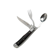 Elk Ridge Folding Pocket Knife Cutlery Set ER-439W - Black - Folding Knife