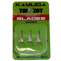 Kayuga Tri Zot Replacement Blades (9 Pack) Broadhead