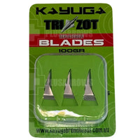 Kayuga Tri Zot Replacement Blades (9 Pack) Broadhead
