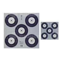 Maple Leaf 20cm Reduced IFAA/NFAA Indoor Target Face 25pk Targets