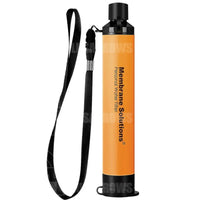 Membrane Solutions Water Filter Straw Orange