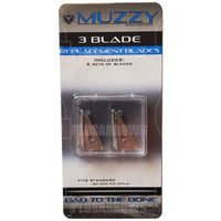 Muzzy Replacement Blades (18 Pack) 125 Broad Heads & Small Game Points