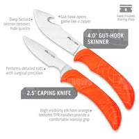 Outdoor Edge Wild Lite Butcher 6 Piece Kit Knives Saws And Sharpeners