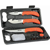 Outdoor Edge Wild Lite Butcher 6 Piece Kit Knives Saws And Sharpeners