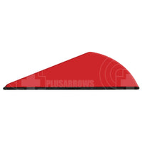 Q2I Archery Raptor X 2 Vane (24 Pack) Red Vanes