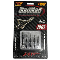Rad Madman Hpv Broadhead (5 Pack) 100 Grain Broad Heads & Small Game Points