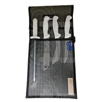 Sicut Butchers Knife Pack (5 Piece) White Glow In The Dark Knives Saws And Sharpeners