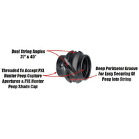 Specialty Archery Pxl Peep Sight & Kisser Button