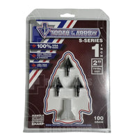 Tooth Of The Arrow Solid Series Broad Head (3 Pack) 100 Heads & Small Game Points