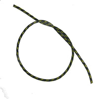 Two Colour Braided D Loop Yellow / 12 Inch