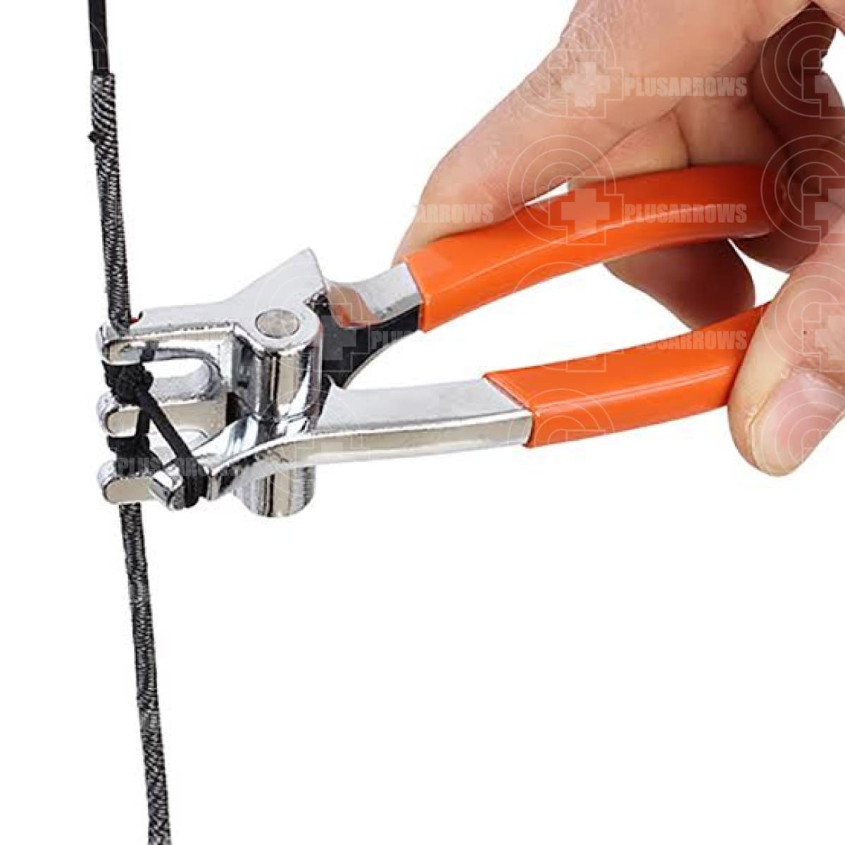 Archery D Loop Pliers D Rope String Nonslip Grip Compound Bow Tool Orange