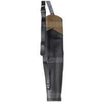 White Feather Earthquake Brown Arrow Back Quiver Quivers Belts & Accessories