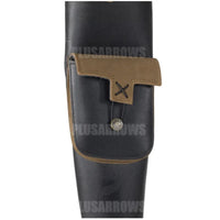 White Feather Earthquake Brown Arrow Back Quiver Quivers Belts & Accessories
