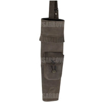 White Feather Hurricane Brown Arrow Back Quiver Quivers Belts & Accessories