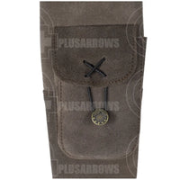 White Feather Hurricane Brown Arrow Back Quiver Quivers Belts & Accessories