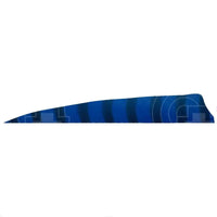 3.0 Barred Feathers Shield Cut (Rw) Dark Blue
