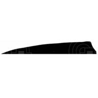 Gateway 4.0 Right Wing Shield Cut Feathers Black / 12 Pack Vanes And
