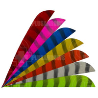 4.0” Parabolic Cut Barred Feathers (Rw)
