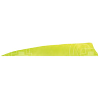 *4.0 Shield Cut Feathers (Rw) Lemon Lime

