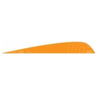 5.0” Parabolic Cut Feathers (Rw) Orange / 12 Pack
