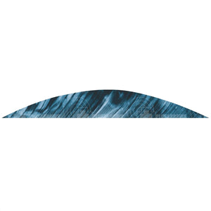 Gateway 5.0 Tre Colour Banana Feathers (Rw) Blue / 12 Pack Vanes And