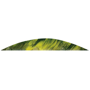 Gateway 5.0 Tre Colour Banana Feathers (Rw) Yellow / 12 Pack Vanes And