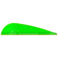 Aae Ep16 Plasti-Fletch Elite 1.75 Vanes Brite Green / 24 Pack And Feathers
