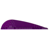 Aae Ep16 Plasti-Fletch Elite 1.75 Vanes Purple / 24 Pack And Feathers
