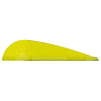 Aae Ep16 Plasti-Fletch Elite 1.75 Vanes Yellow / 24 Pack And Feathers
