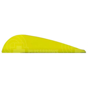 Aae Ep16 Plasti-Fletch Elite 1.75 Vanes Yellow / 24 Pack And Feathers