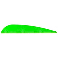 Aae Ep23 Plasti-Fletch Elite 2.3 Vanes Brite Green / 24 Pack And Feathers
