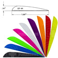 AAE EP40 Plasti-Fletch Elite 3.8" Vanes (50 Pack)