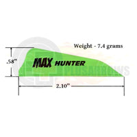 AAE Max Hunter Vanes Hoyt Branded (24 Pack) - Plusarrows Archery Hunting Outdoors