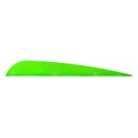 Aae Plasti-Fletch Elite Ep50 4.75 Vanes Brite Green / 24 Pack And Feathers