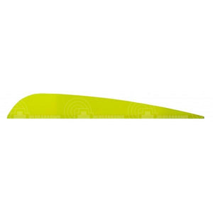 Aae Plasti-Fletch Elite Ep50 4.75 Vanes Yellow / 24 Pack And Feathers