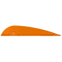 Aae Trad 26 Plasti-Fletch Elite 2.6 Vanes (50 Pack) Sunset Gold