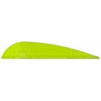 Aae Trad 26 Plasti-Fletch Elite 2.6 Vanes (50 Pack) Yellow
