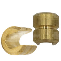 ACU Archery Stax Brass Bowstring Weight 2 Stack D Loop Brass Noc & Kisser Button
