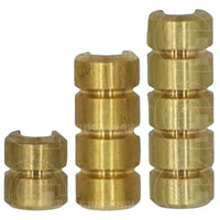 ACU Archery Stax Brass Bowstring Weight D Loop Brass Noc & Kisser Button
