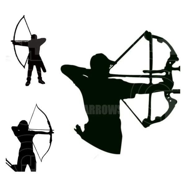 Archer Decals Longbow Compound Recurve Sticker