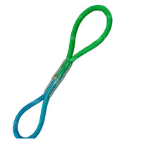 Archery Finger Sling Pimp-My-Sling Blue/Green Bow And Slings